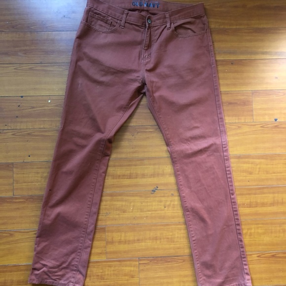 Old Navy Burnt Orange Pants 34 x 34 - Picture 1 of 3